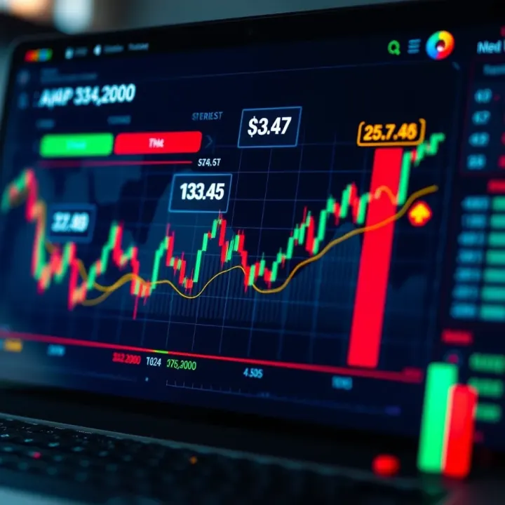Graph illustrating key trading performance metrics within Apex Trader Funding evaluation