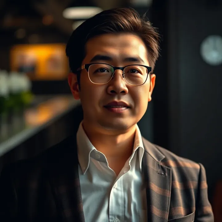 Ben Zhou's Career Milestones and Industry Contributions Portrait illustrating Ben Zhou's professional achievements and industry impact