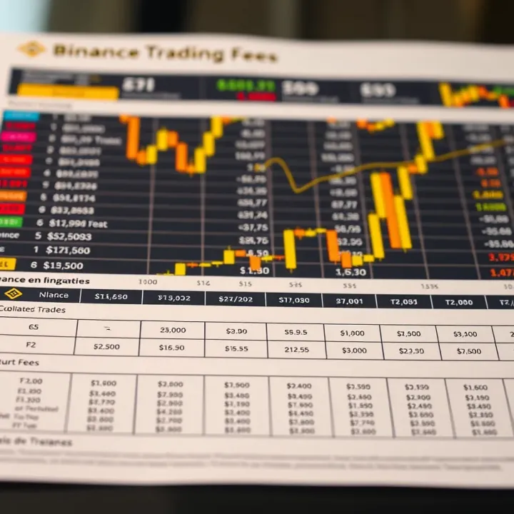 Chart explaining Binance trading fees and their calculation methods