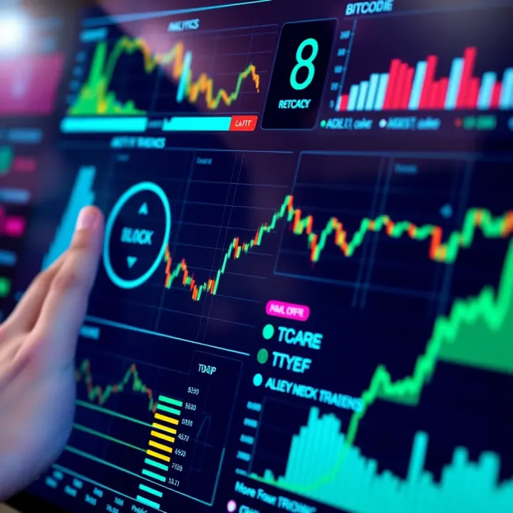 Digital interface displaying artificial intelligence algorithms analyzing complex data patterns