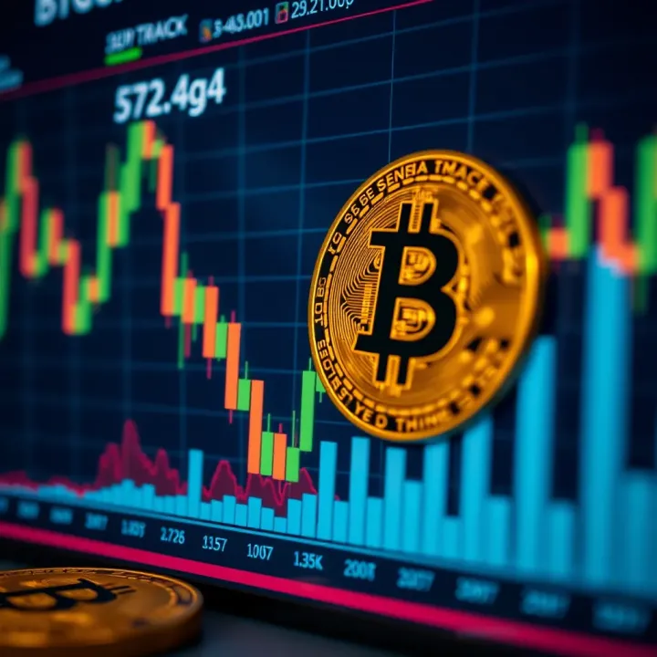 Chart depicting Bitcoin price trends influenced by market dynamics