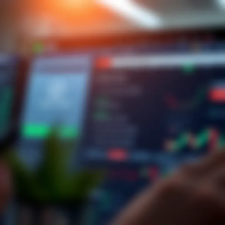 Verification and security settings on a financial trading platform dashboard