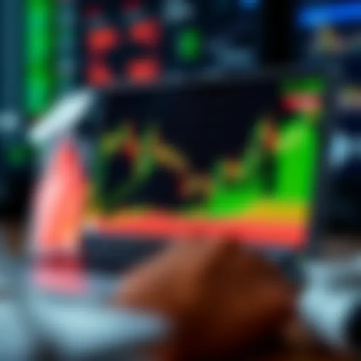 Graph showcasing strategic analysis and decision-making in binary options trading