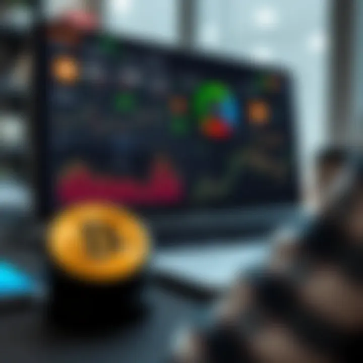 Dashboard displaying various tools and indicators for monitoring Bitcoin market movements