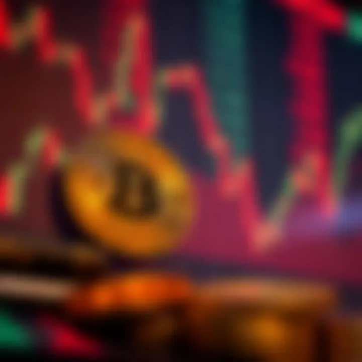 Graph displaying Bitcoin price trends influenced by market factors and investor sentiment