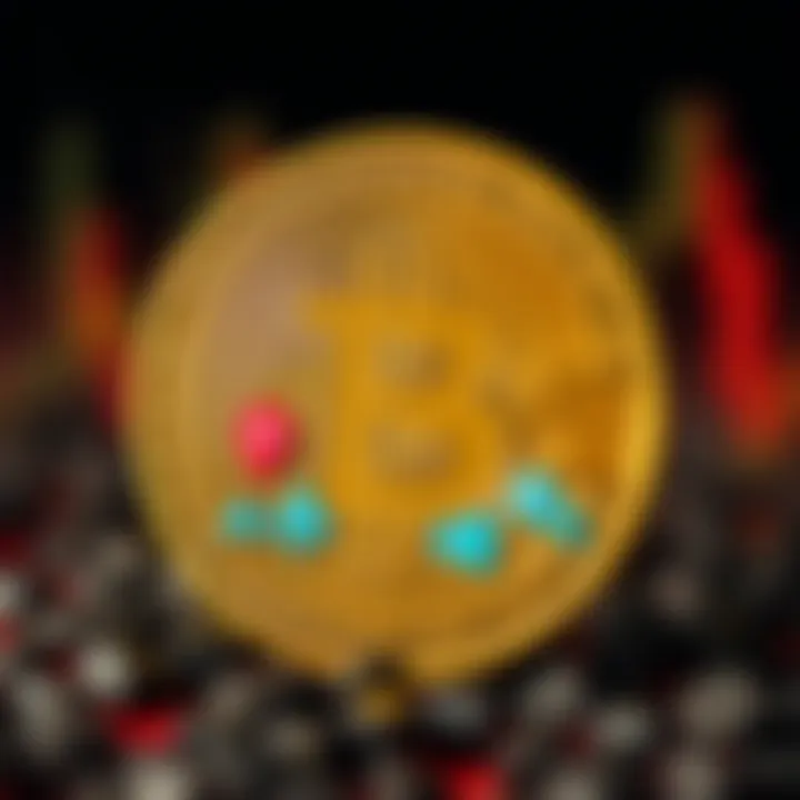 Bitcoin Regulatory Environment and Future Perspectives Illustration of Bitcoin symbol with icons representing regulations and future outlook
