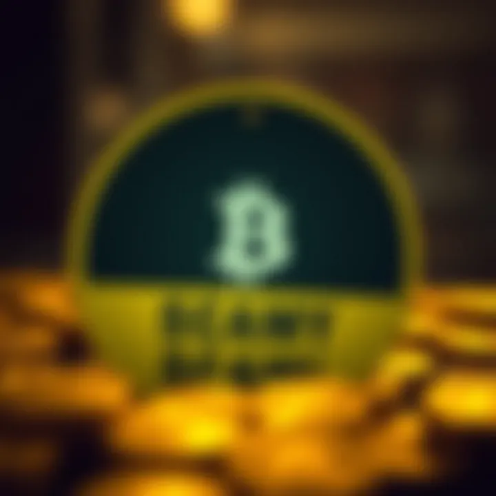 Conceptual illustration showing a warning sign with Bitcoin symbols highlighting cryptocurrency scam risks