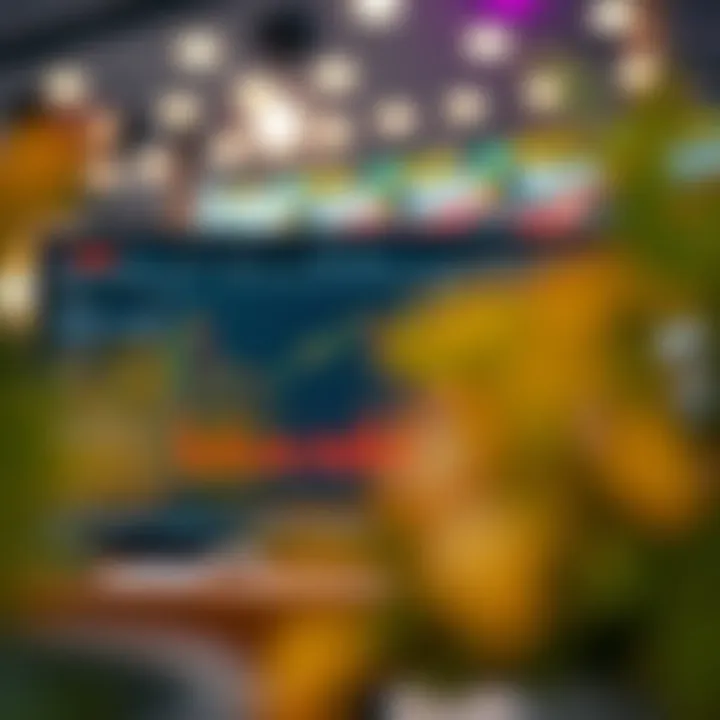 Illustration showing key features of CFD trading platforms including charts and trading tools