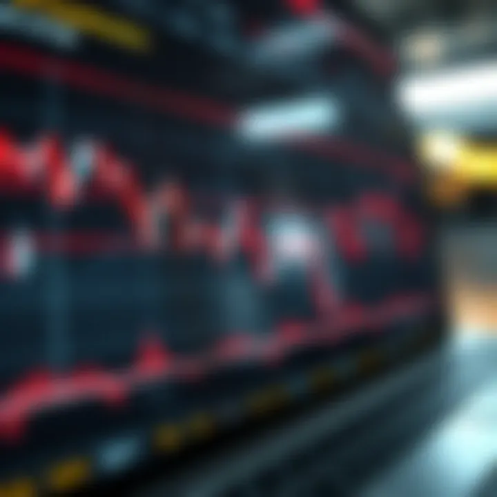 Currency chart showcasing pip value calculations in forex trading