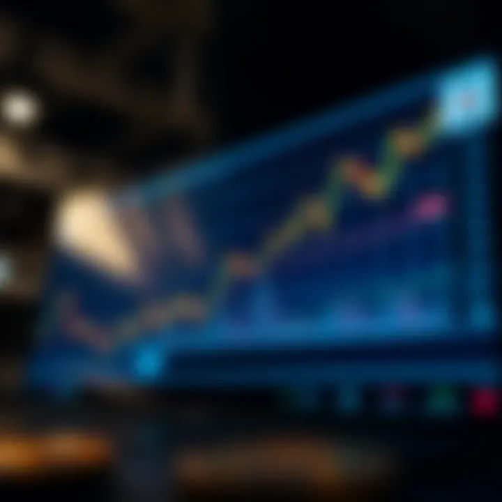 Graph showing Bitcoin price trends in Colombia's financial market