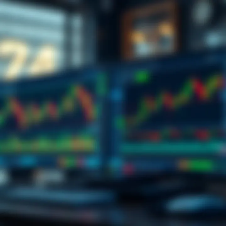 Deriv platform interface displaying binary options trading alongside TradingView charts