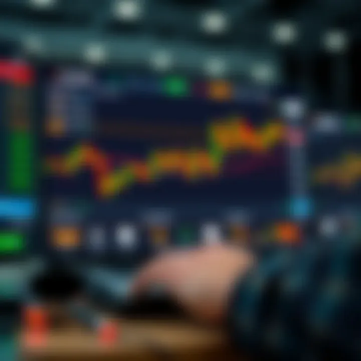 Digital Trading Tools and Affiliate Program Opportunities Digital interface displaying trading tools and affiliate program icons