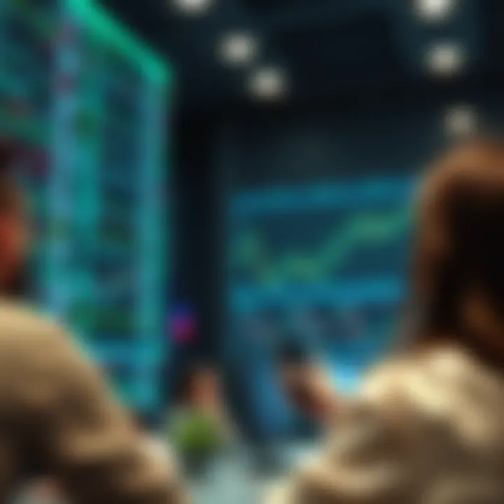 Illustration showing direct connectivity between traders and market participants via ECN platform