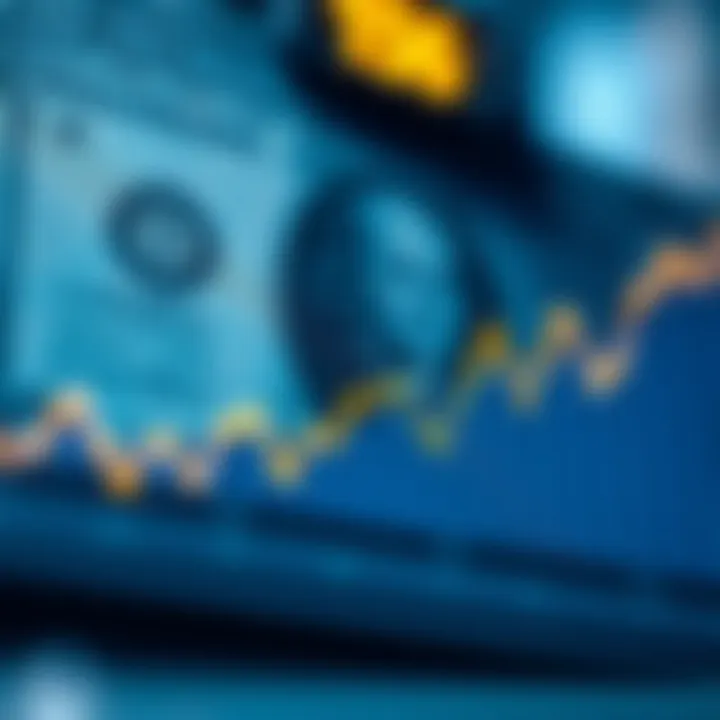 Graph showing trends in US dollar exchange rate affecting Colombia's economy