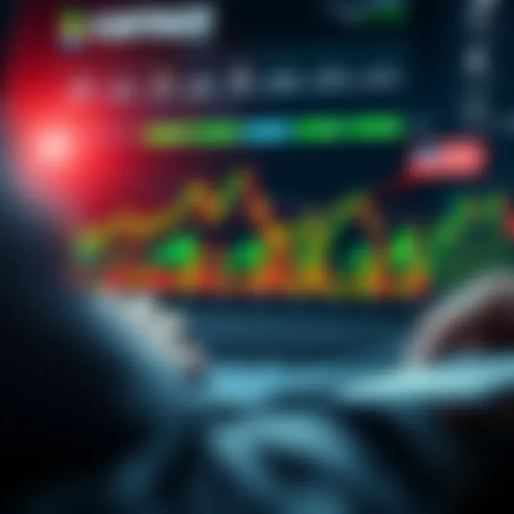 Fortrade Trading Platform Security and Regulatory Compliance Overview Secure online trading platform interface with graphs and regulatory compliance icons