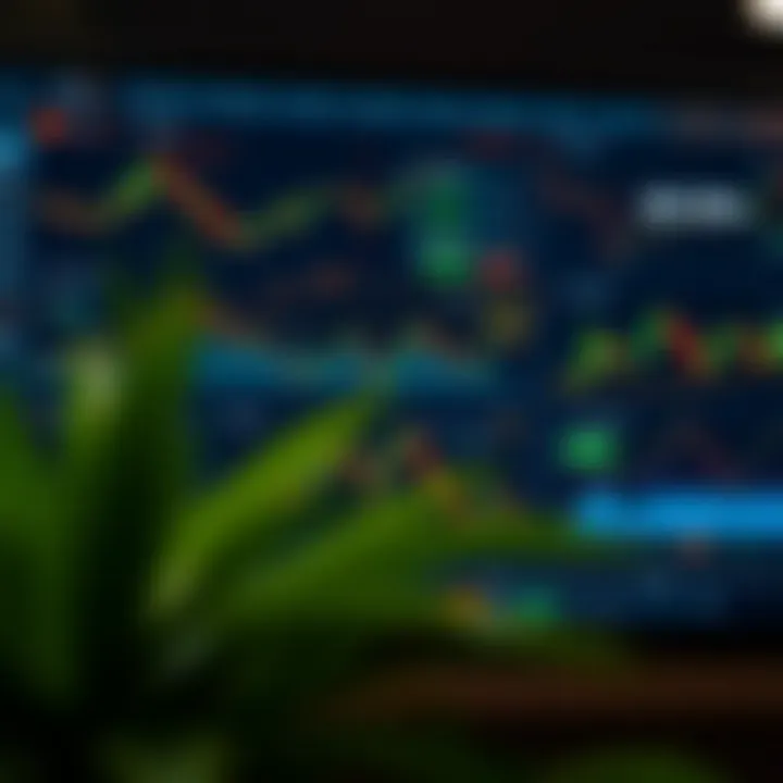 Dashboard showing various synthetic index charts and market trends