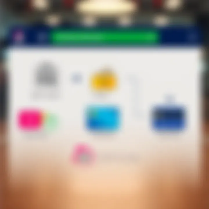 Illustration of various withdrawal methods like bank transfer, e-wallets, and credit cards available on a trading platform