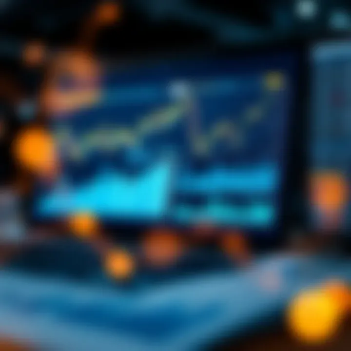 Financial charts and graphs illustrating investment solutions and market impact of Holcomb Finance Limited