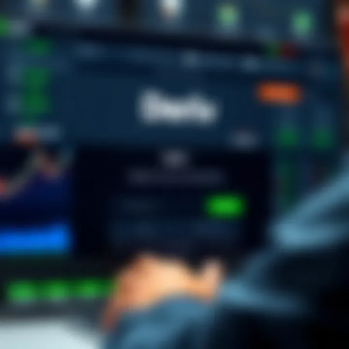 User registering an account on an online trading platform interface