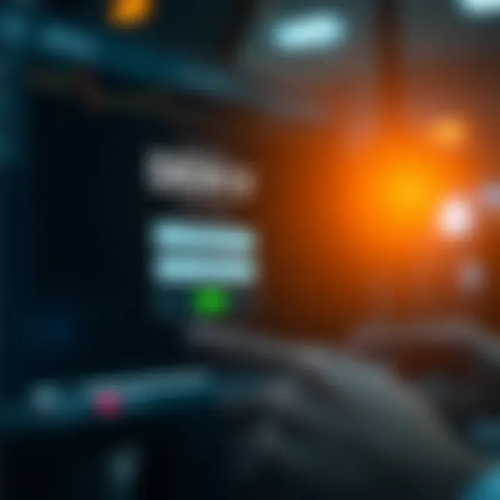 Secure Access to DERIV Platform for Colombian Users User entering login credentials on a digital trading platform securely