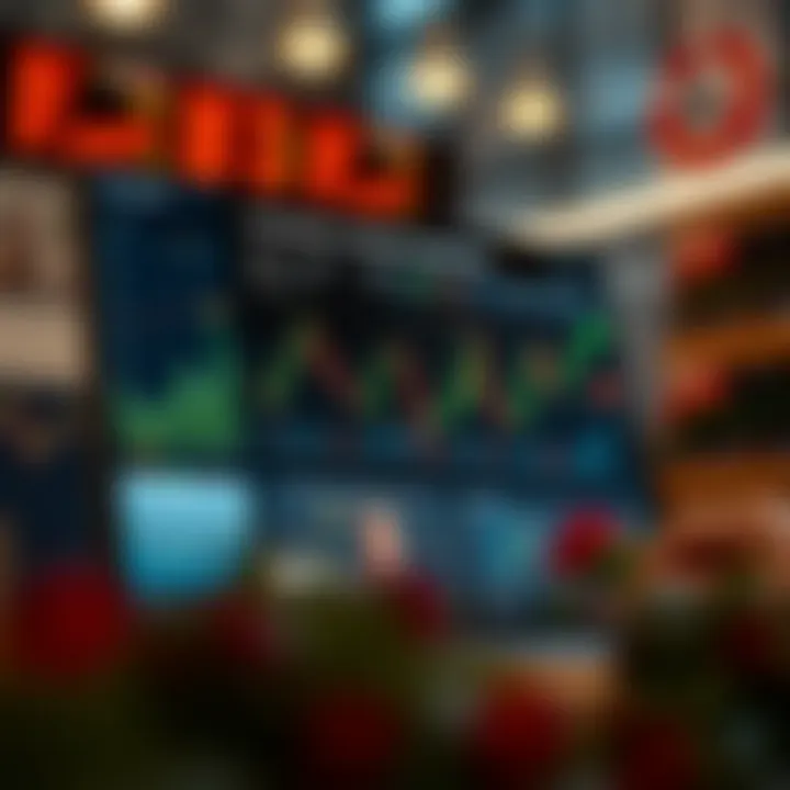 Chart displaying key trading concepts and essential tools for beginners