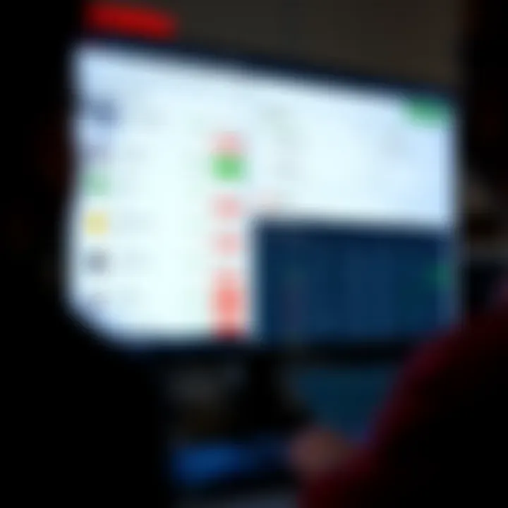 User interface showing options for trading assets and configuring trades