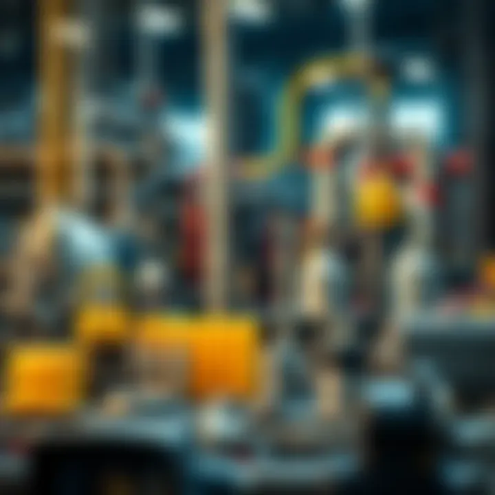 Diverse manufacturing sectors represented by various types of products and factory setups