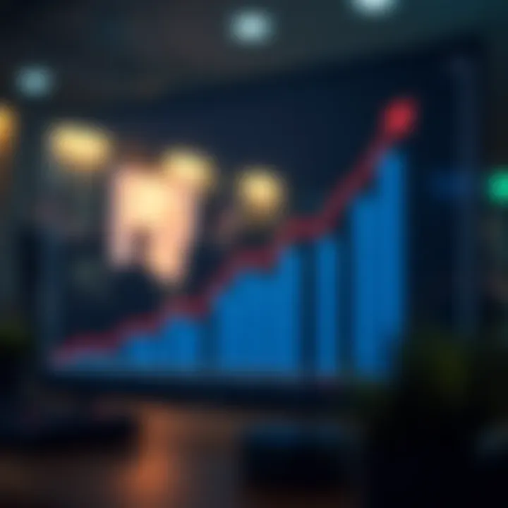 Graph illustrating strategies to maximize earnings through the Quotex affiliate program with upward trends