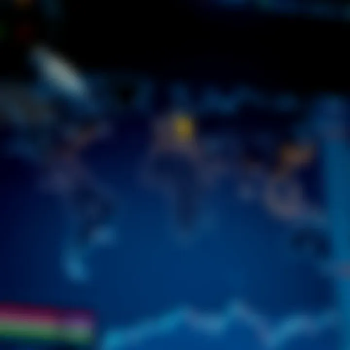 Global map highlighting different time zones relevant for international investors trading at the New York Stock Exchange