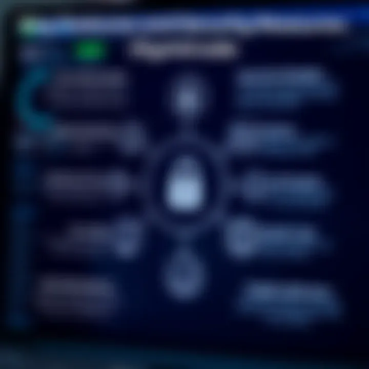 Key Features and Security Measures of OlymTrade Diagram illustrating key features and security measures of OlymTrade online trading platform