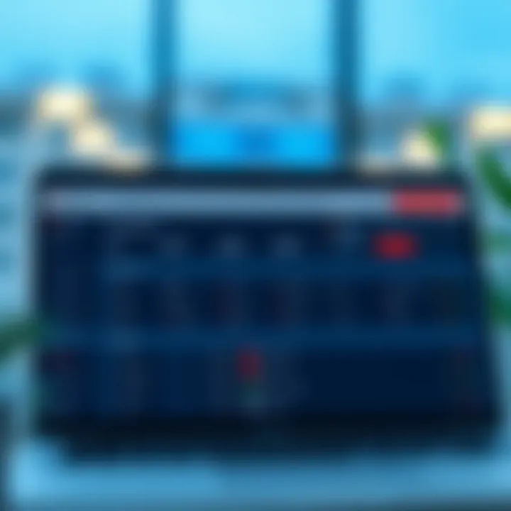 Dashboard interface showcasing Crezu platform features and user options