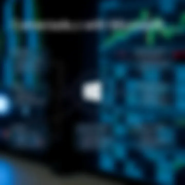 Diagram showing key competitors in operating systems, productivity suites, cloud services, and enterprise software sectors