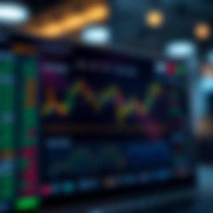 Secure Cryptocurrency Trading Platform Interface User interface of a secure cryptocurrency trading platform with market data and trading options