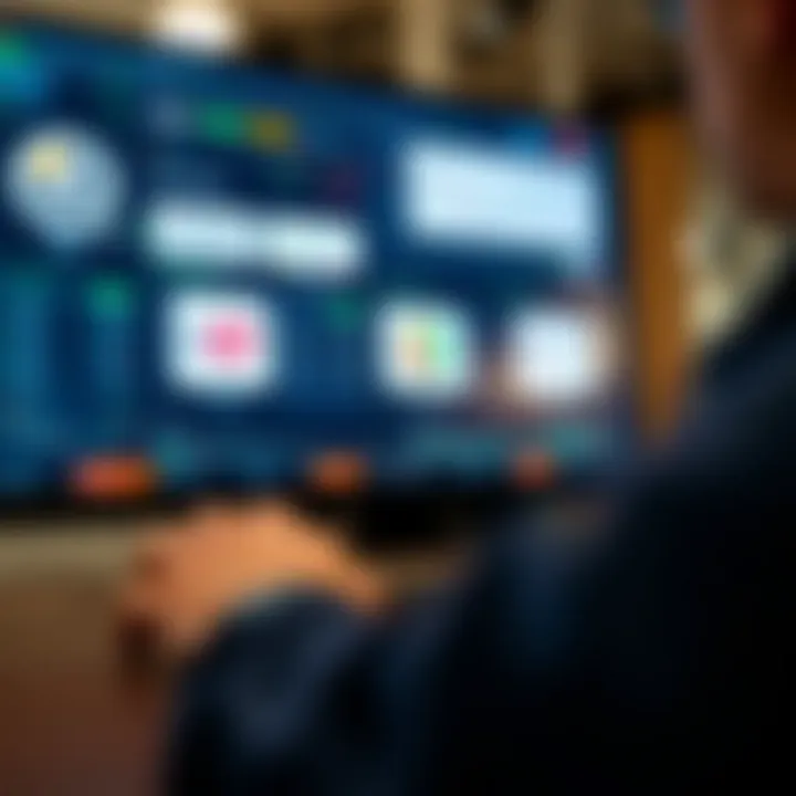 Interface showing various trading tools available on Quotex platform