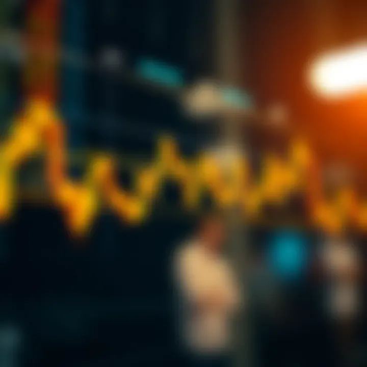 Graph showing trends and volatility of synthetic indices in trading