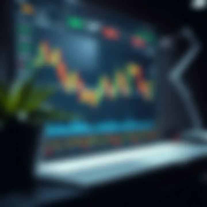 Illustration of trading platform interface with synthetic indices options