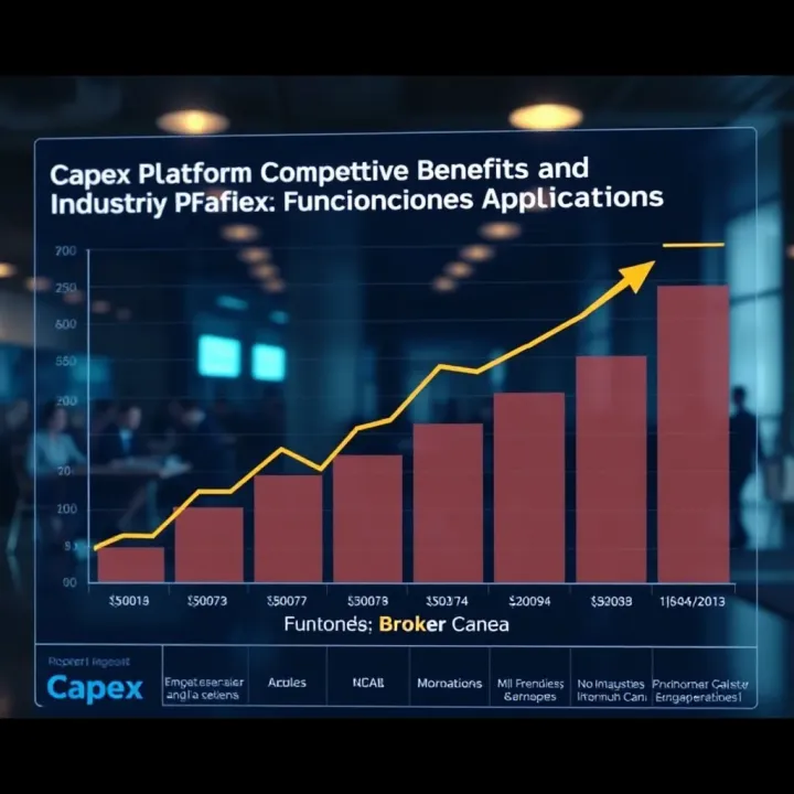 Graph illustrating competitive advantages and sector applications of the Capex platform