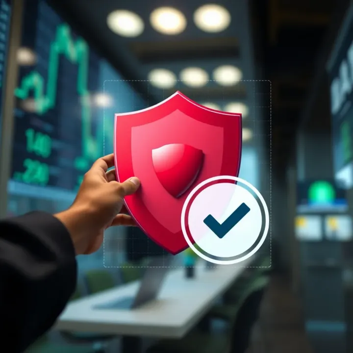 Ensuring Safe Use of Promotional Offers on IQ Option Conceptual graphic depicting secure usage of promotional offers with shield and checkmark symbols