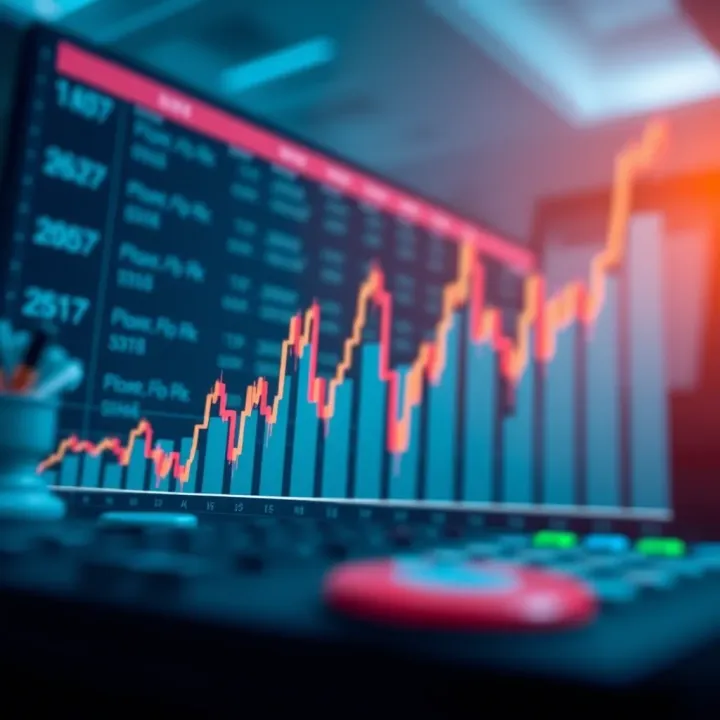 Graph Showing Pip Value Influence on Forex Risk Management Graph illustrating pip value impact on risk management in forex trading