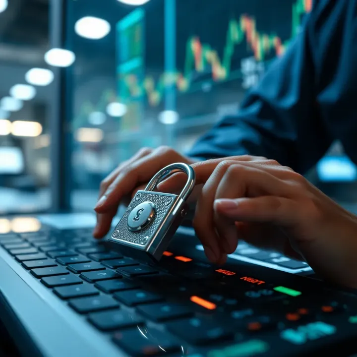 Security and Regulatory Compliance in Trading Platforms Secure financial transaction symbolizing safety and regulatory compliance in trading