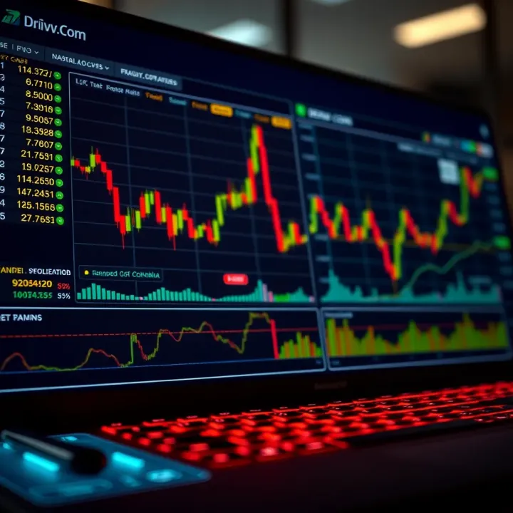 Graphical representation of investment tools and analysis resources on a digital platform