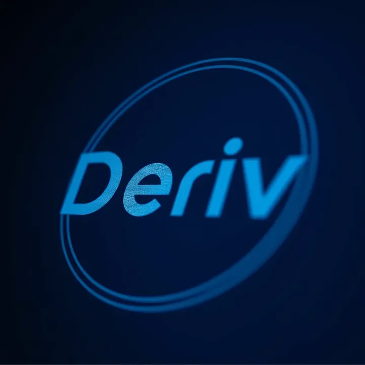 Evolution of Deriv brand logo showcasing design changes over time