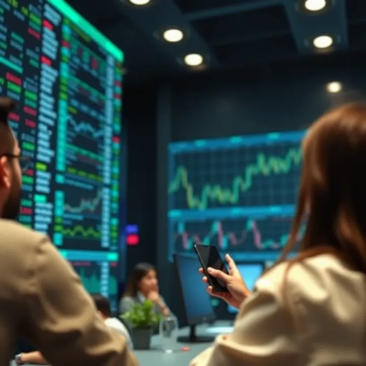Illustration showing direct connectivity between traders and market participants via ECN platform