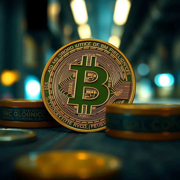 Illustration of economic factors and regulations influencing Bitcoin investment in Colombia