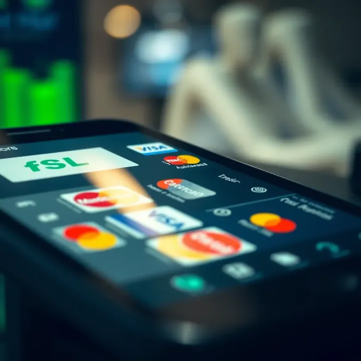 Efficient Payment Options for IQ Option Withdrawals Various electronic payment methods displayed on digital device