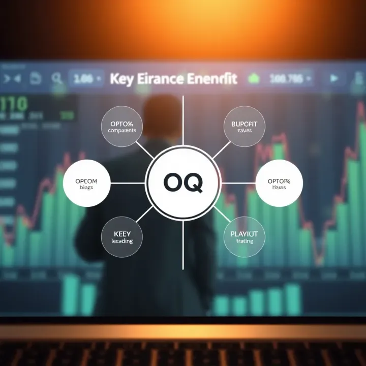 Diagram explaining key components and benefits of OQ options in finance