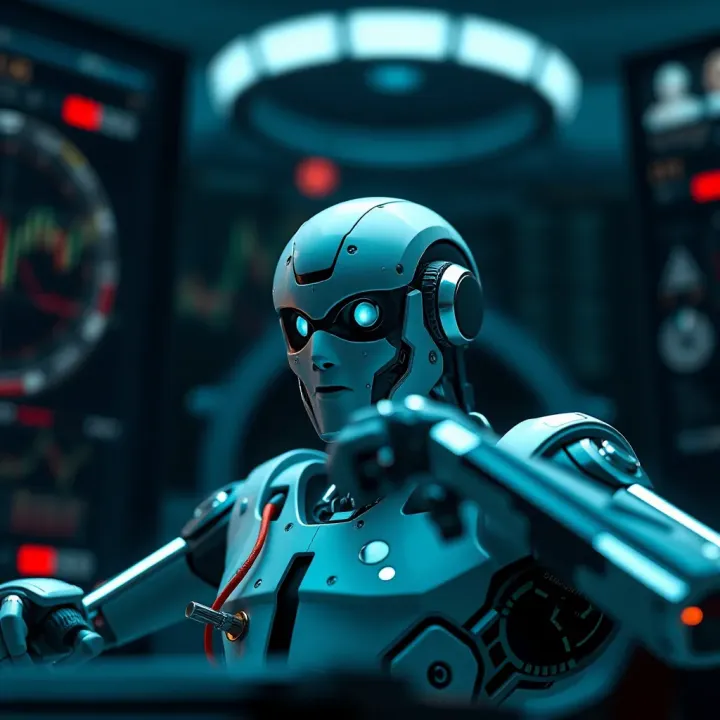 Conceptual representation of benefits, legal considerations, and risks associated with using bots for trading