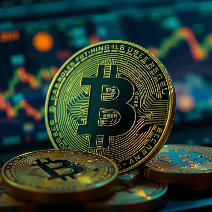Visual representation of factors influencing Bitcoin value including market trends and economic signals