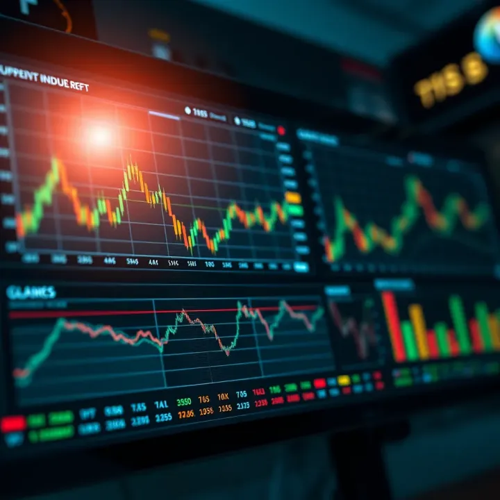 Overview of synthetic indices showing market trends and data charts