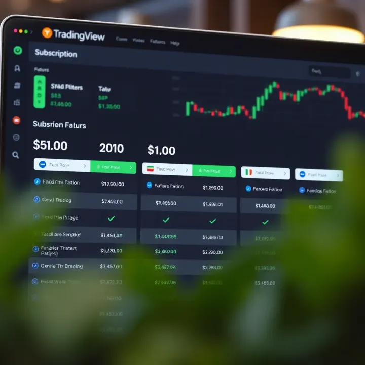 TradingView Subscription Plans and Features for Investors Various subscription plans of TradingView showcasing features and pricing options for investors